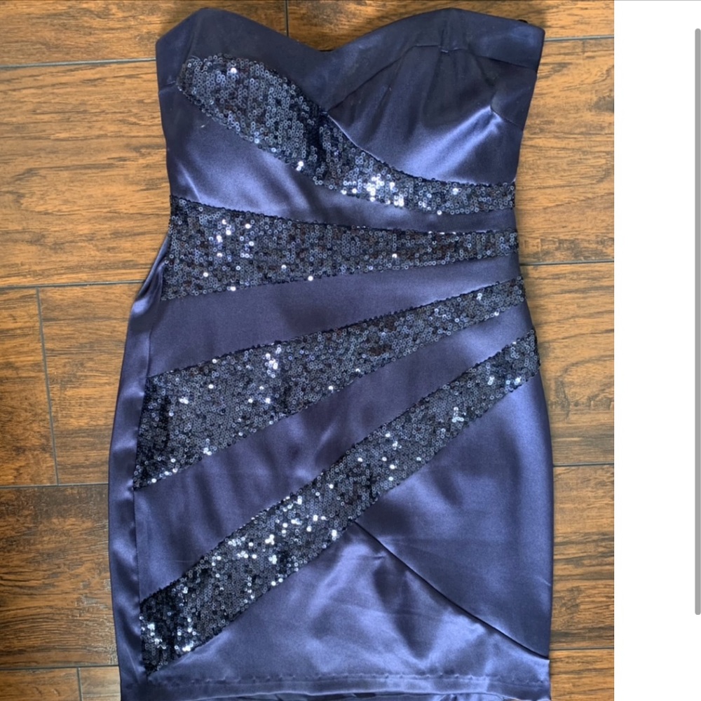 Navy party dress